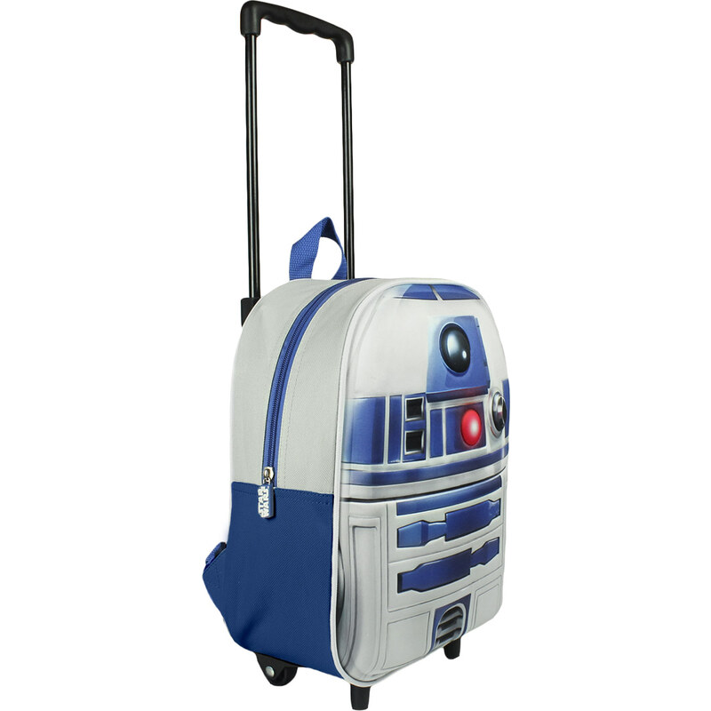 Disney Brand Chlapecký batoh na kolečkách Star Wars - bílo-modrý