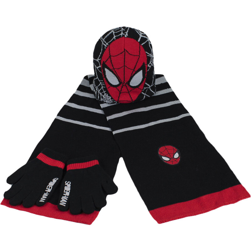 Disney Brand Chlapecký set Spiderman - černo-červený