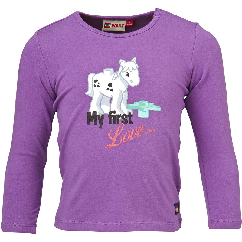 LEGO® wear Dívčí tričko s koníkem Tina 604 - fialové