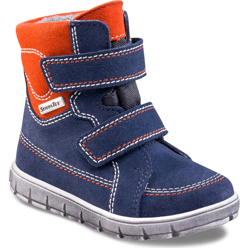 Richter Chlapecké zimní boty - oranžovo-modré
