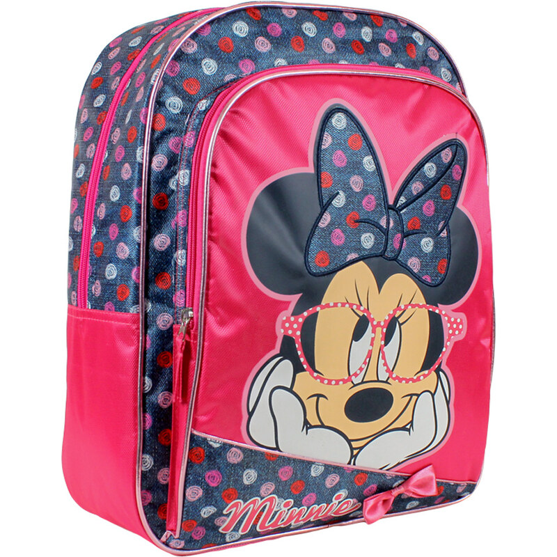 Disney Brand Dívčí batůžek Minnie - modro-růžový