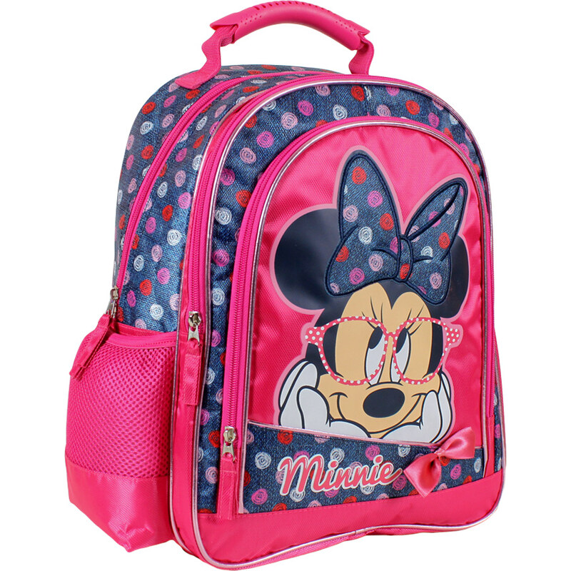 Disney Brand Dívčí batůžek Minnie - modro-růžový
