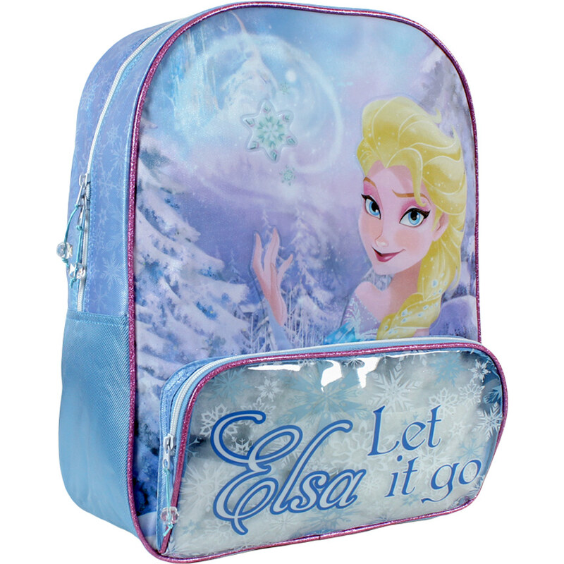 Disney Brand Dívčí batůžek Frozen - světle modrý