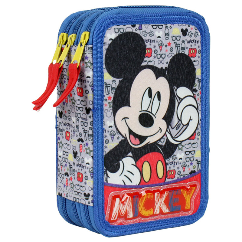 Disney Brand Chlapecký třípatrový penál Mickey Mouse - modrý