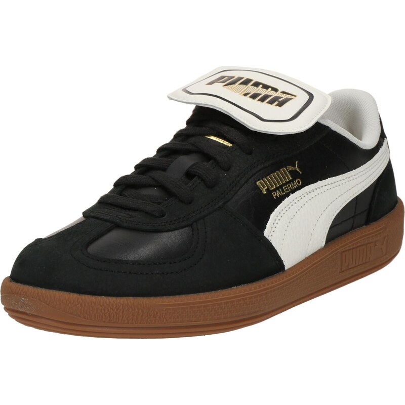 PUMA Tenisky Palermo Premium zlatá / černá / bílá