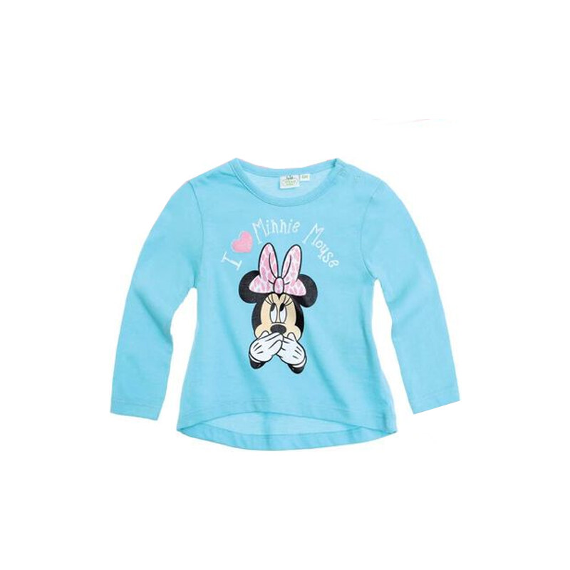Disney Dívčí tričko Minnie - světle modré