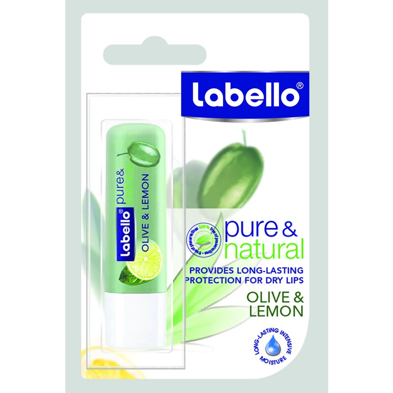 Labello Pure&Natural Olive&Lemon 4,8g