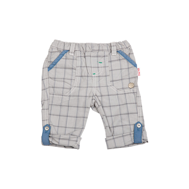 Tup-Tup Chlapecké kostkované kalhoty - světle šedé