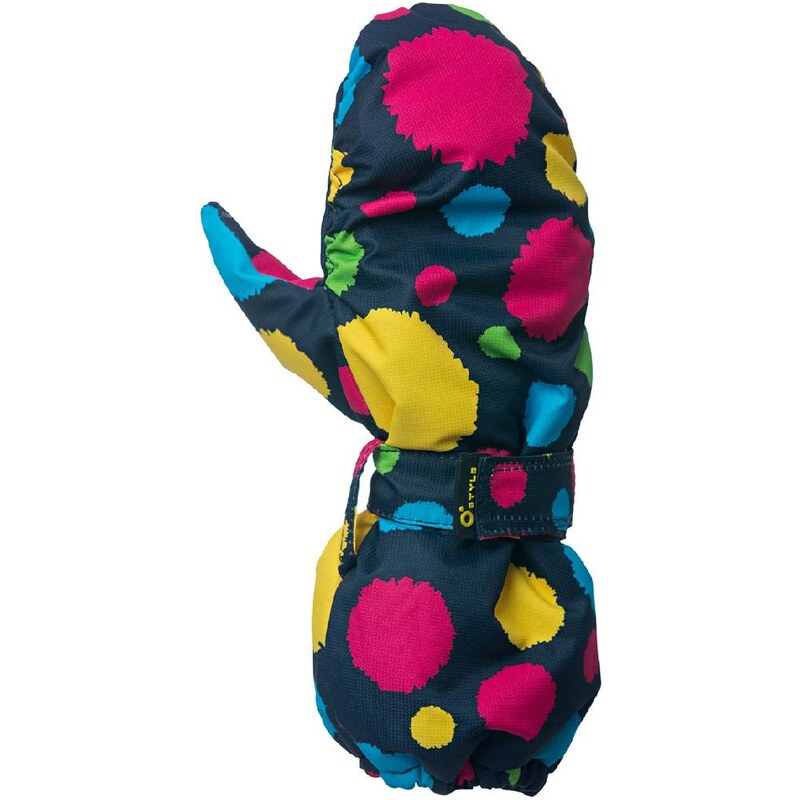 O'Style Dětské puntíkované zateplené rukavice - barevné
