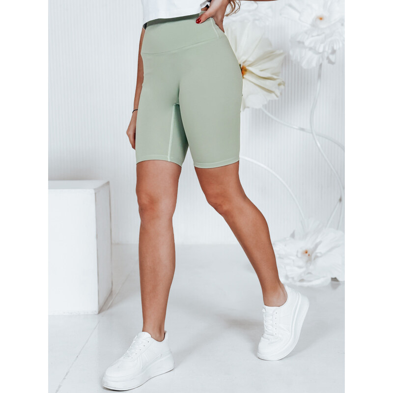 BASIC Světle zelené dámské biker shorts LOVIFIT SY0430