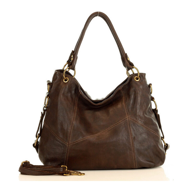MARCO MAZZINI tmavě hnědá shopper kabelka 85878668