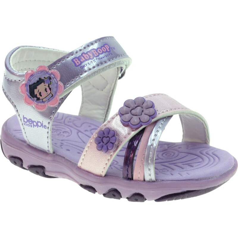 Beppi Dívčí sandály - fialovo-růžové