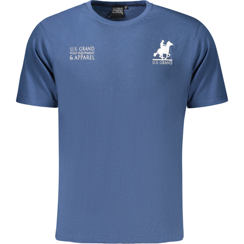 U.S. GRAND US GRAND POLO SHORT SLEEVE T-SHIRT MEN BLUE