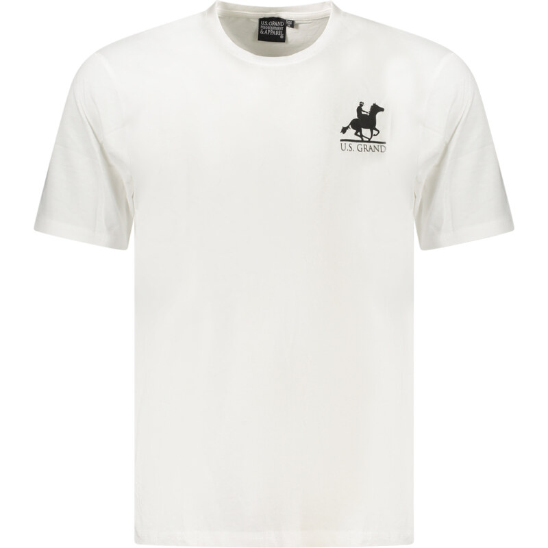 U.S. GRAND US GRAND POLO SHORT SLEEVE T-SHIRT MEN WHITE