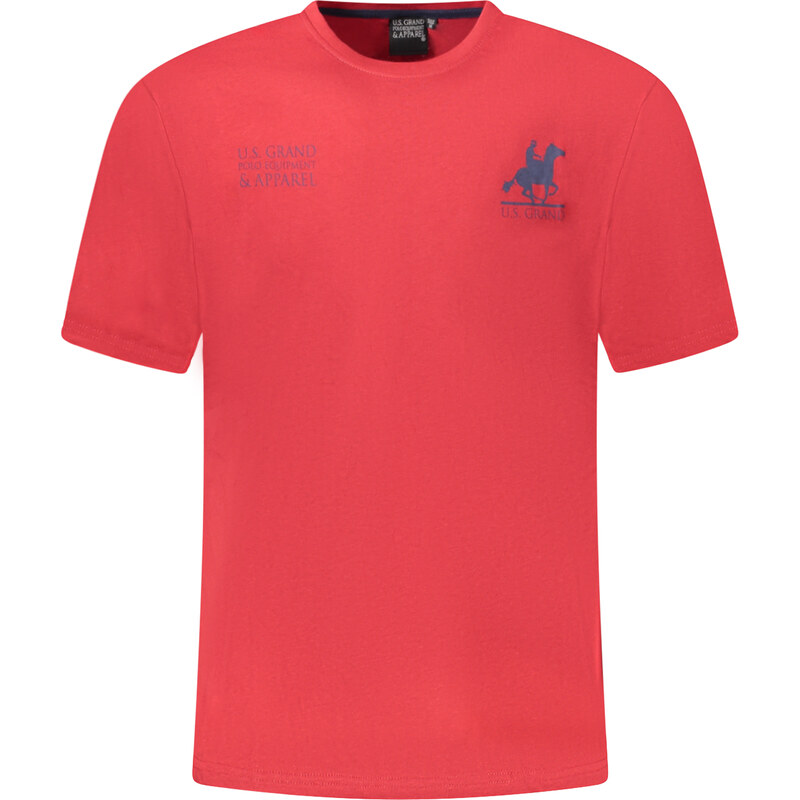U.S. GRAND Pánské červené triko US Grand Polo