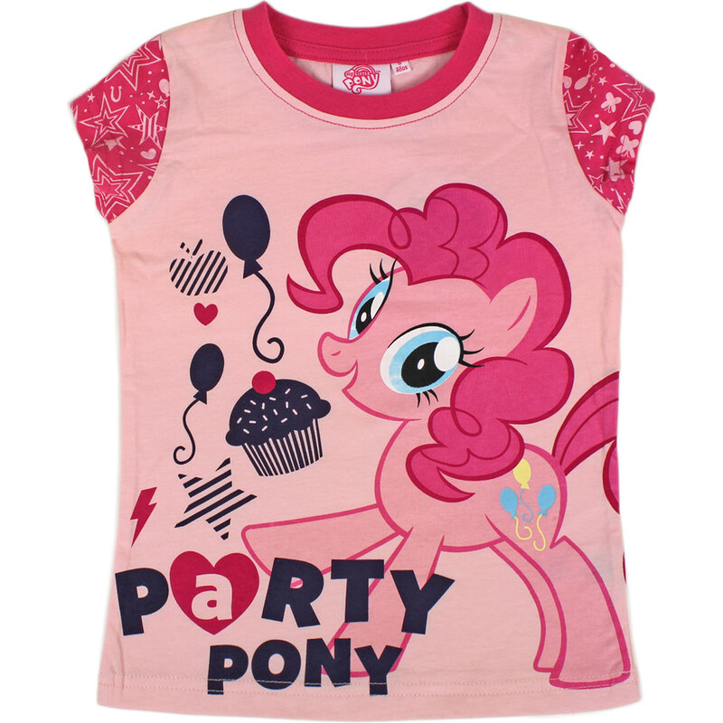 Disney Dívčí tričko My little Ponny - růžové