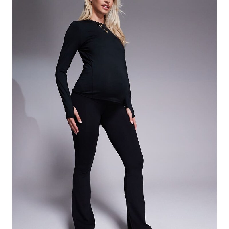 4505 Maternity Icon soft touch high waist slim kick yoga legging