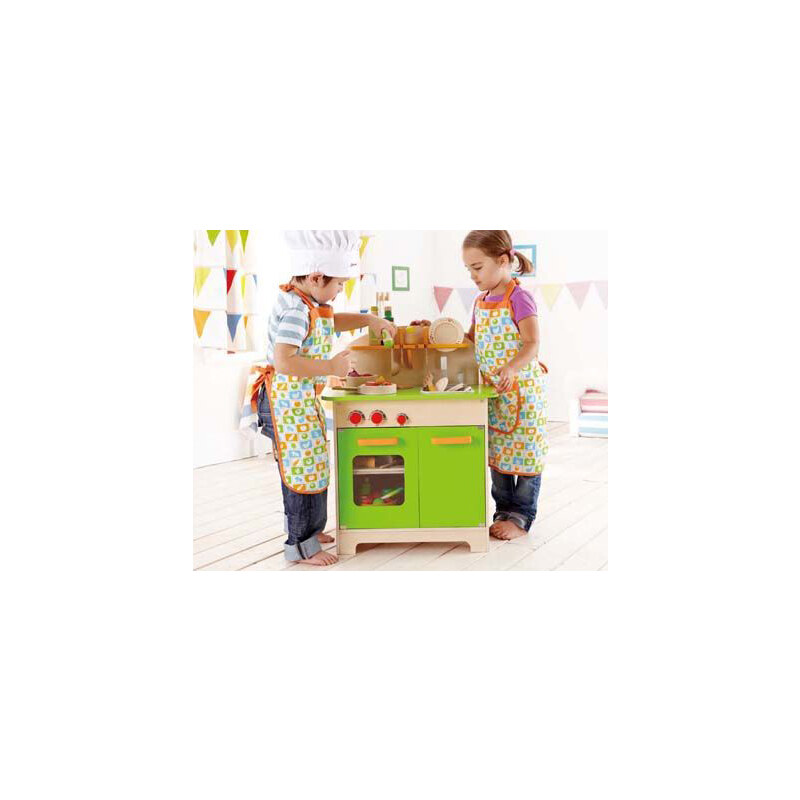 Hape Toys Kuchyňka se zelenými dvířky