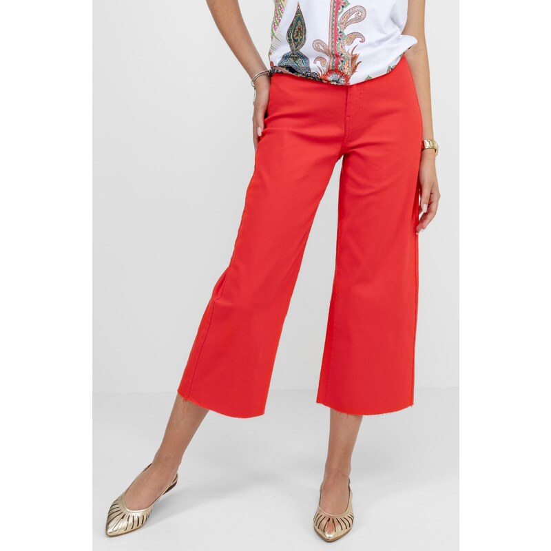 Vero Moda dámské kalhoty Wild Kayla červené