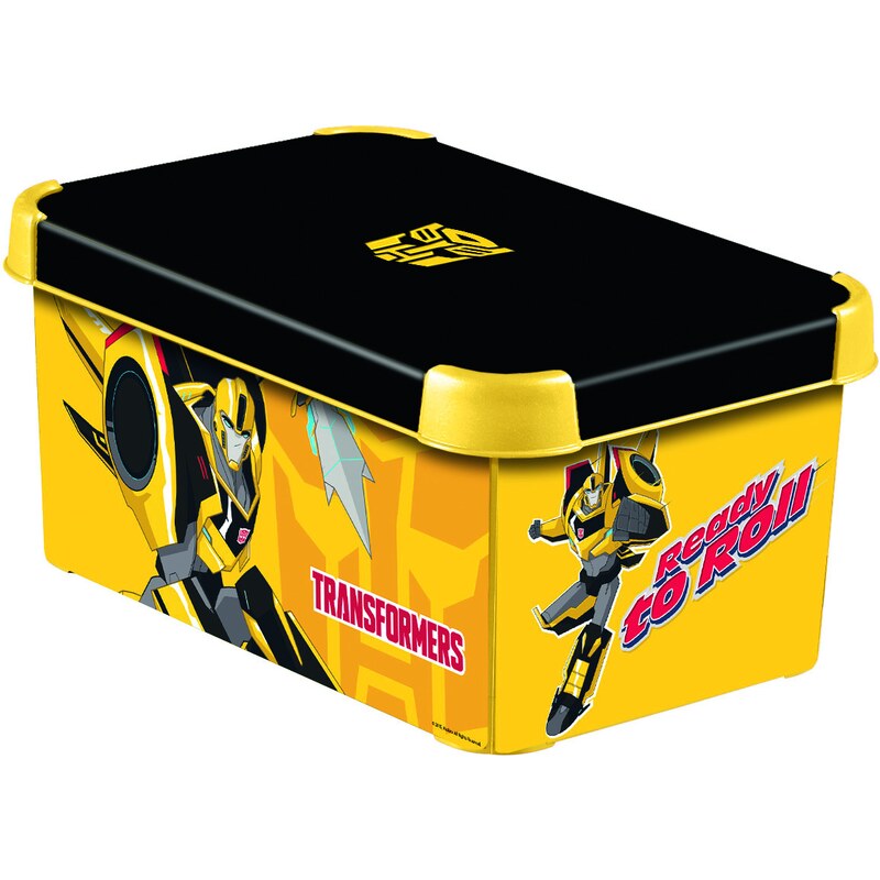 Curver Úložný box Amsterdam - Transformers, S - žluto-černý