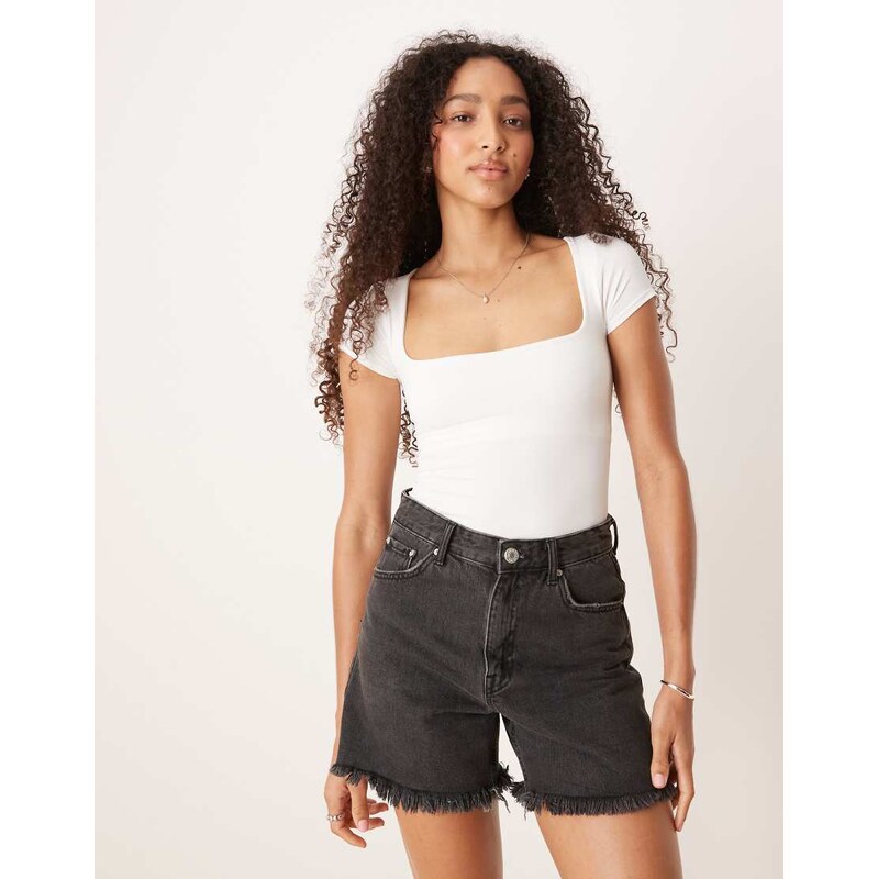Free People clean lines baby t-shirt in white 106707024