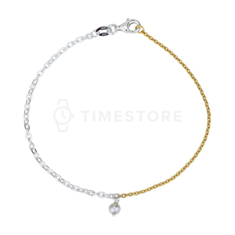 Dvoubarevný stříbrný náramek s perletí TS-BR-0047 TS-BR-0047 106714367