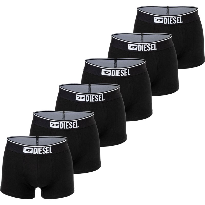 DIESEL Boxerky černá / bílá