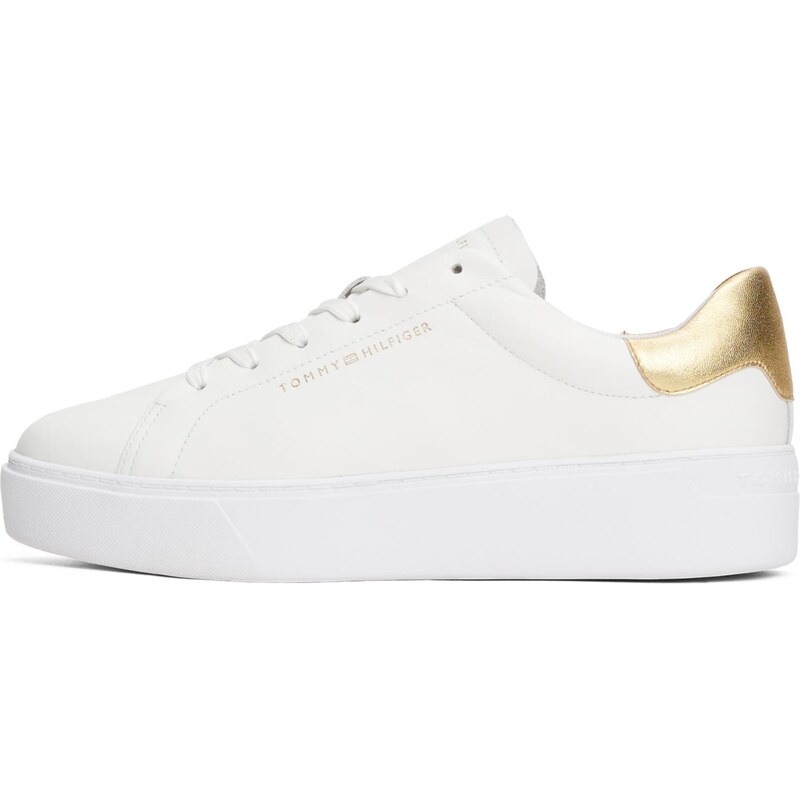 TOMMY HILFIGER Tenisky ESSENTIAL zlatá / bílá 106714466