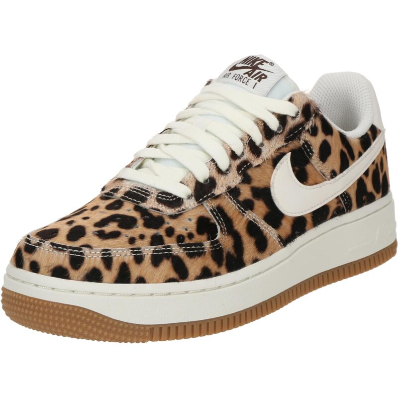 Nike Sportswear Tenisky AIR FORCE 1 07 hnědá / černá
