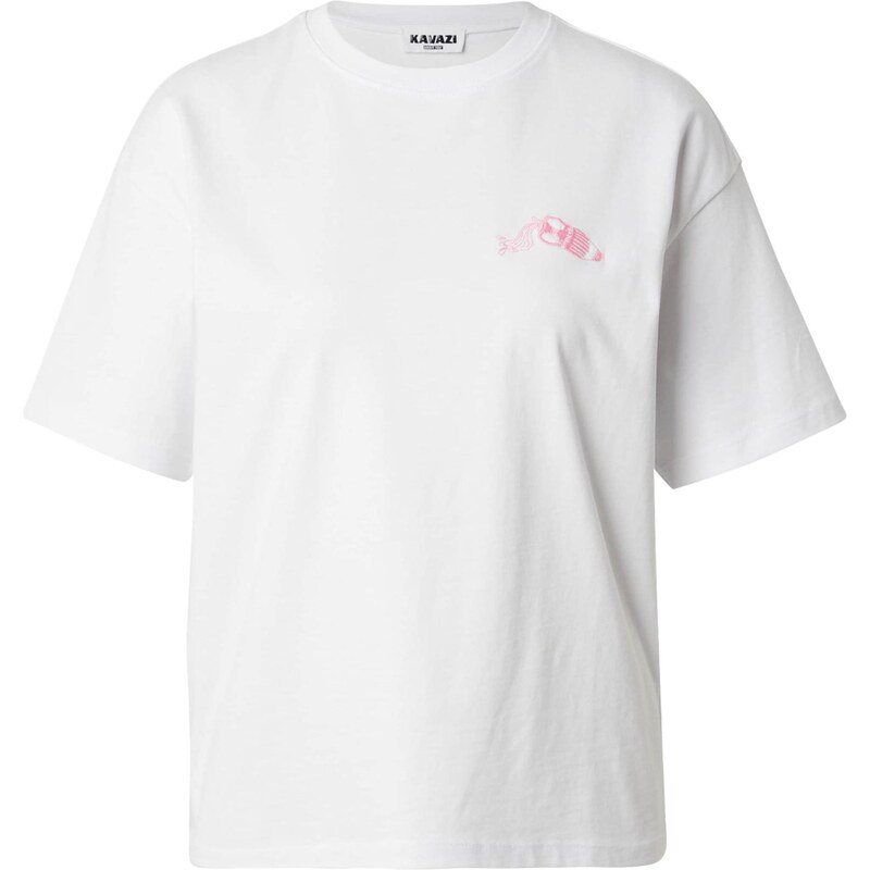 KAVAZI Tričko pink / bílá