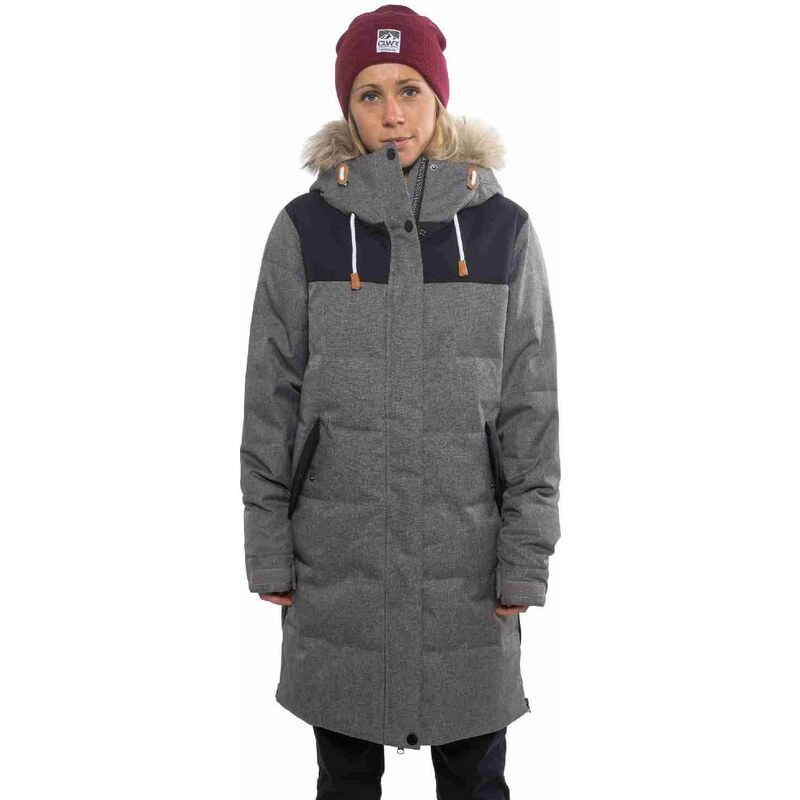 kabát CLWR - Coz Parka Grey Melange (801)