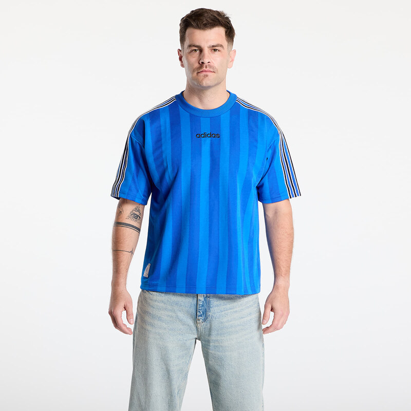 adidas Originals Tričko adidas 90s Stripe Jersey Blue XXL