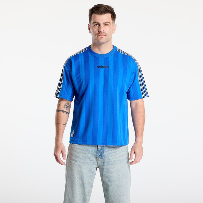 adidas Originals Tričko adidas 90s Stripe Jersey Blue M