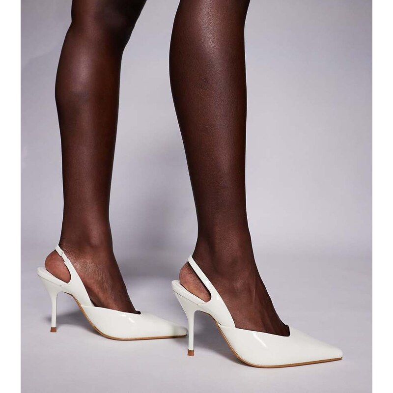 Simmi Wide Fit Simmi London Wide Fit Darcia pointed slingback heeled 107712481