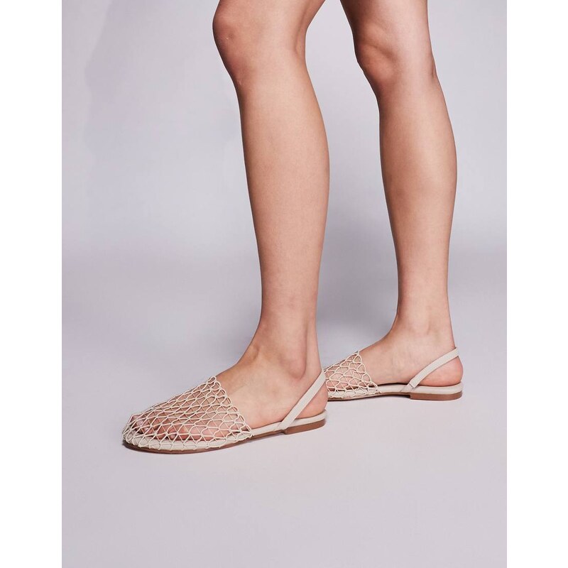 SIMMI Shoes Simmi London Avianna mesh shoes in stone-Neutral 106759972