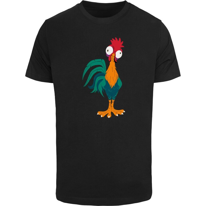ABSOLUTE CULT Tričko Moana - Hei Hei zelená / oranžová / červená
