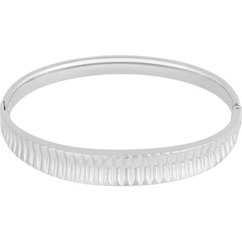 SYLVIENE Pevný náramek STRIPES Silver 106743822