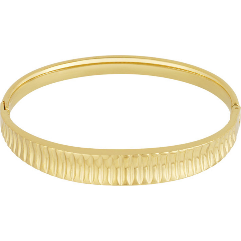 SYLVIENE Pevný náramek STRIPES Gold 106743823