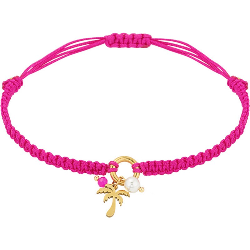 Sylv Náramek PALM Fuchsia Gold 106743828