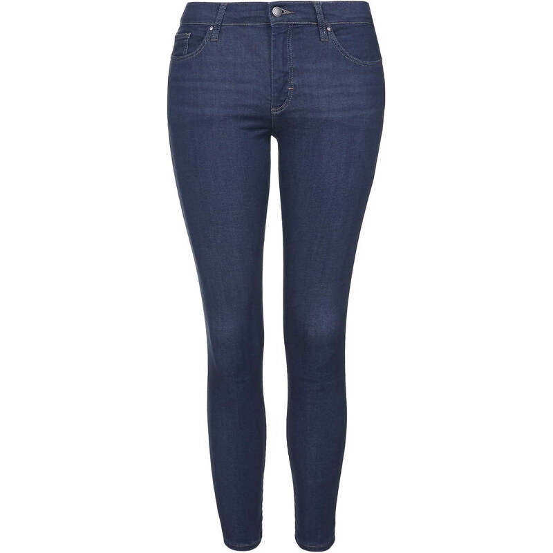 Topshop PETITE MOTO Pansy Blue Leigh Jeans