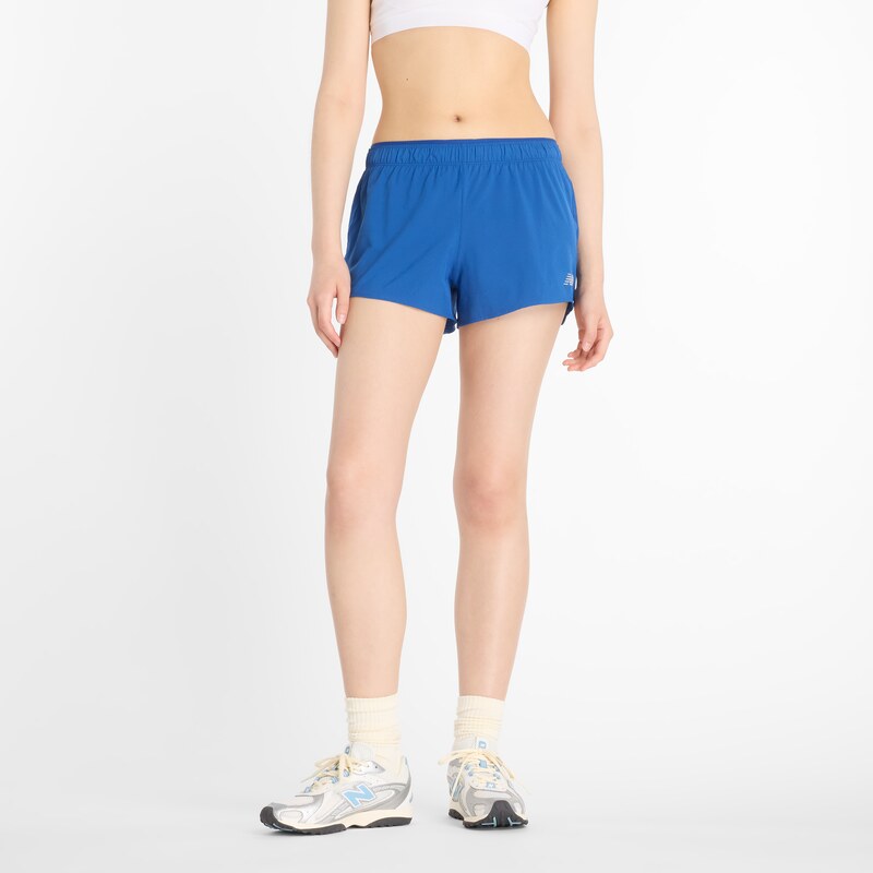 Dámské šortky New Balance WS41286GAB – modré