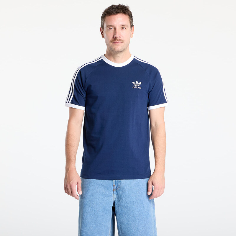 Tričko adidas Originals 3-Stripes Short Sleeve Tee Night Indigo