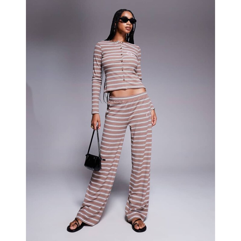 ASOS Weekend Collective Weekend Collective co-ord stripe trouser-Multi 106752008