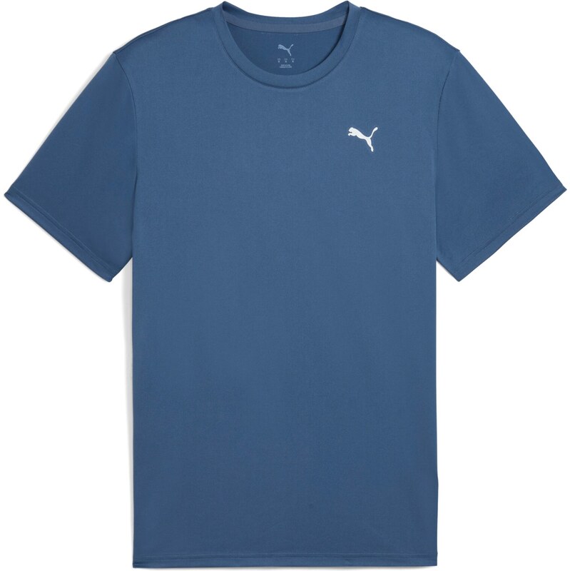 PUMA Funkční tričko Tad Essentials tmavě modrá / bílá