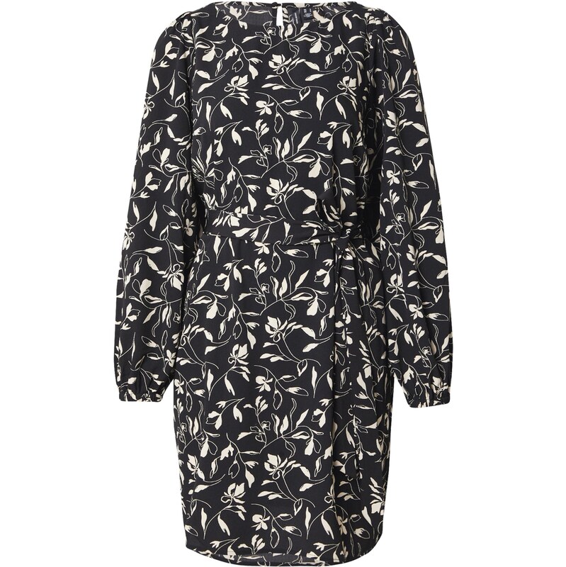 VERO MODA Šaty VMLYDIA černá / bílá