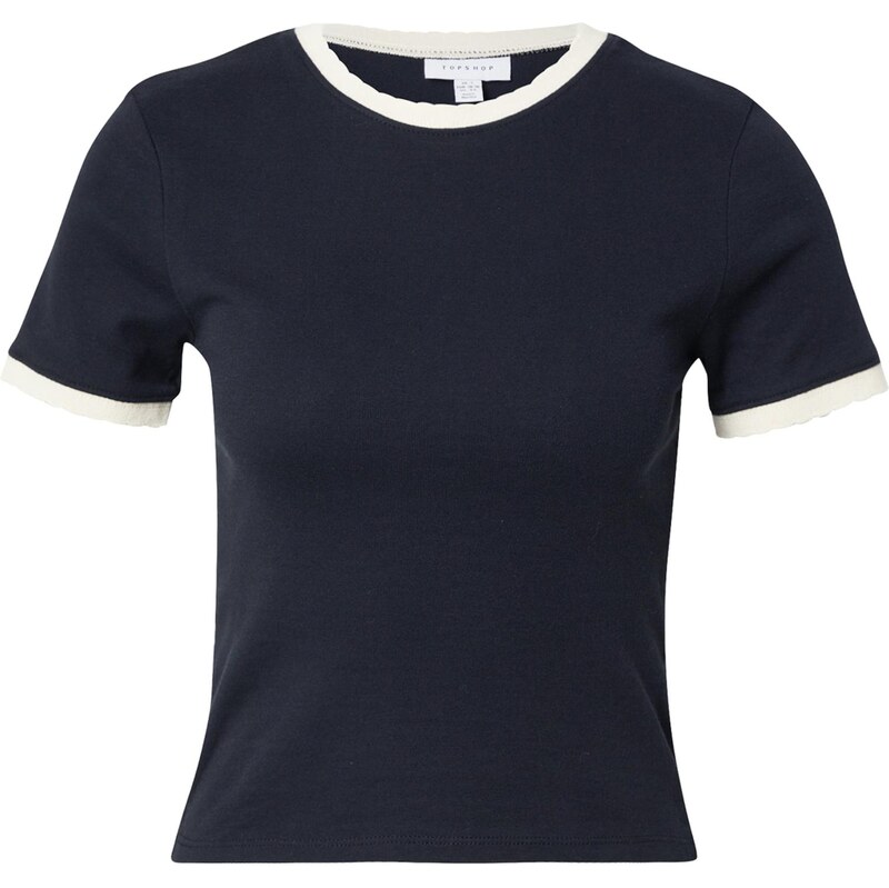 TOPSHOP Tričko krémová / černá 106757101