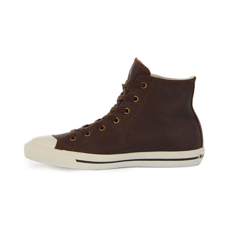 Dámské hnědé tenisky Burnetie High Top Leather