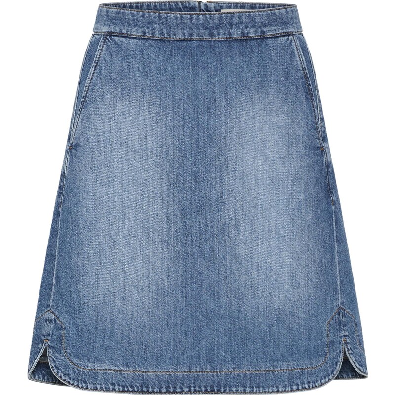 InWear Sukně Bila modrá / modrá džínovina