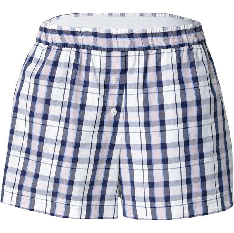 Monki Kalhoty marine modrá / světlemodrá / bílá