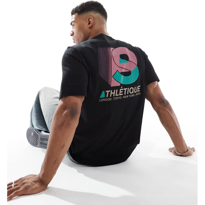 PS Paul Smith regular fit athletic logo t-shirt in black